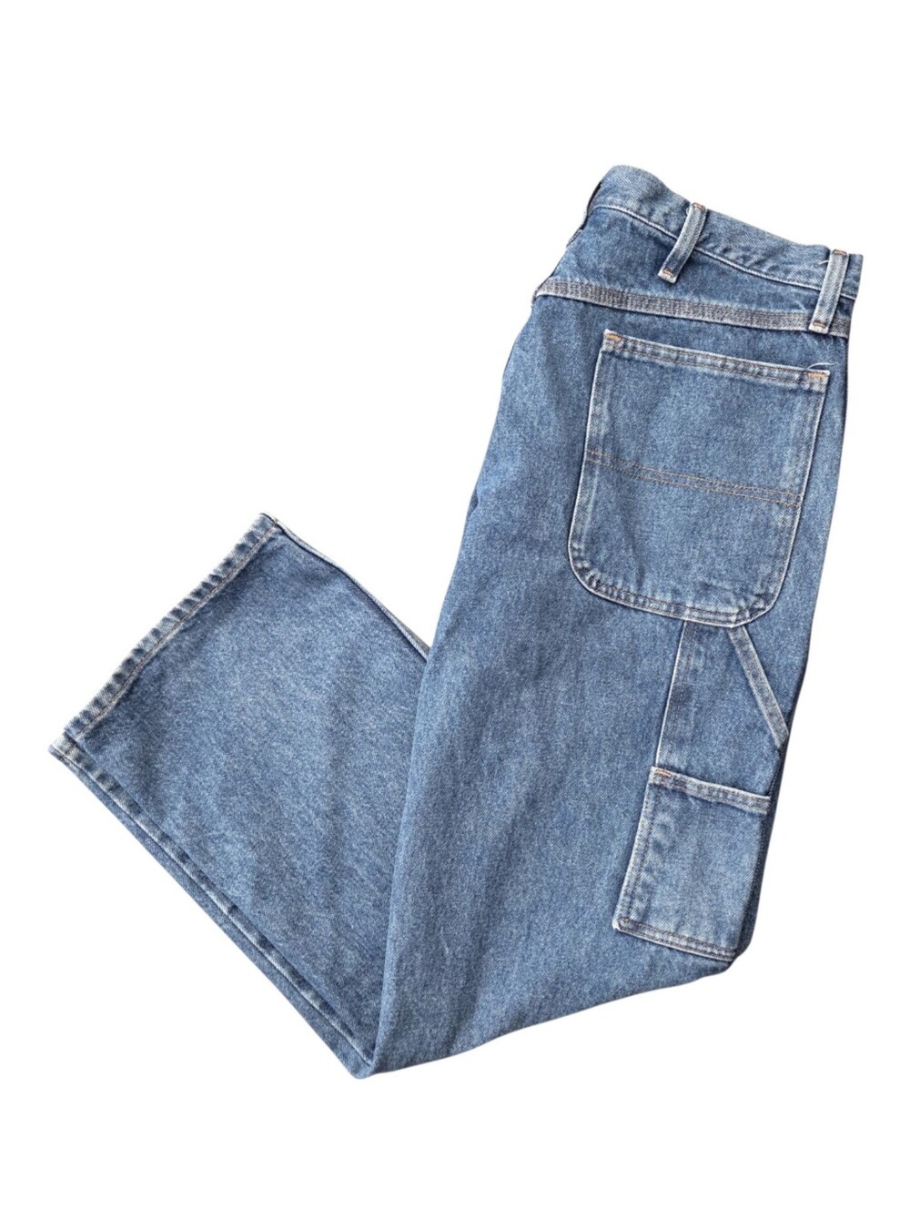 Wrangler Rustler carpenter jeans men 34 x 30 relaxed 100% cotton denim E7685DS